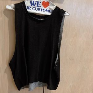 Loose fit vest top
